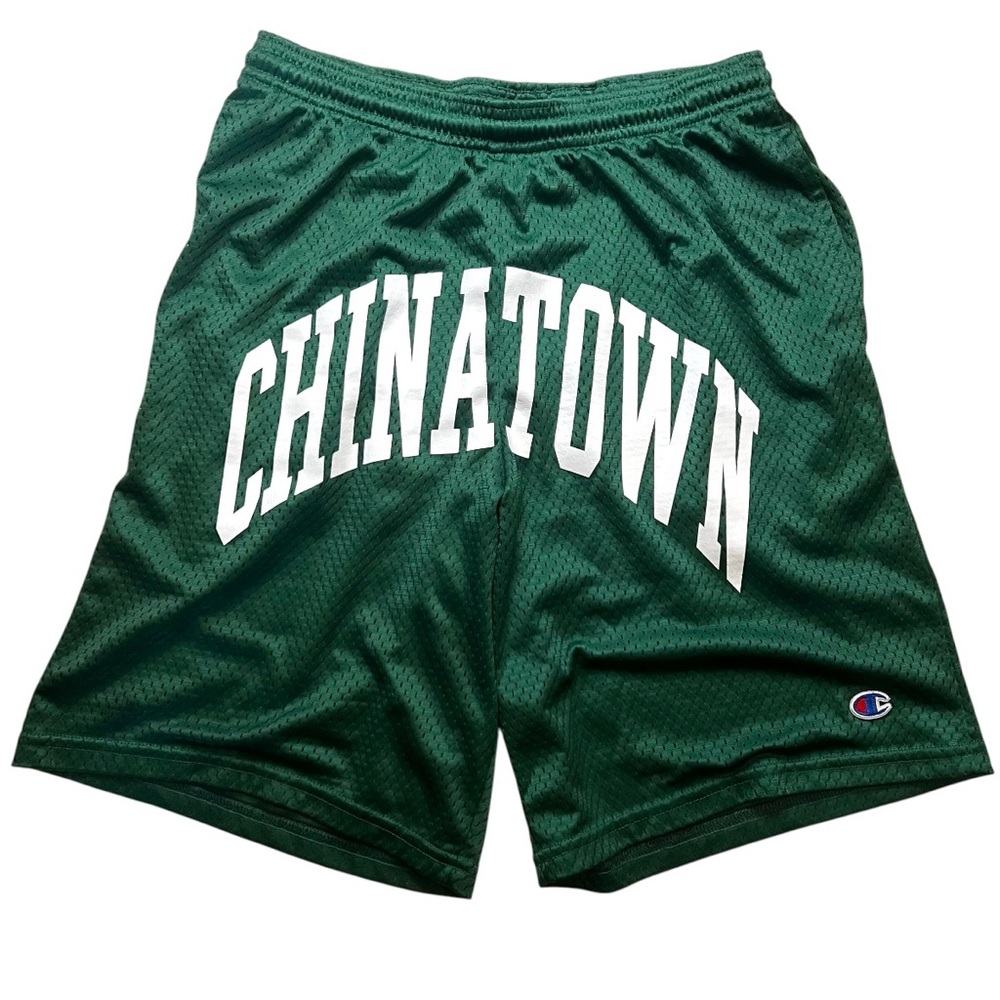Chinatown Market Champion Men's Green/White Shorts Men’s Small